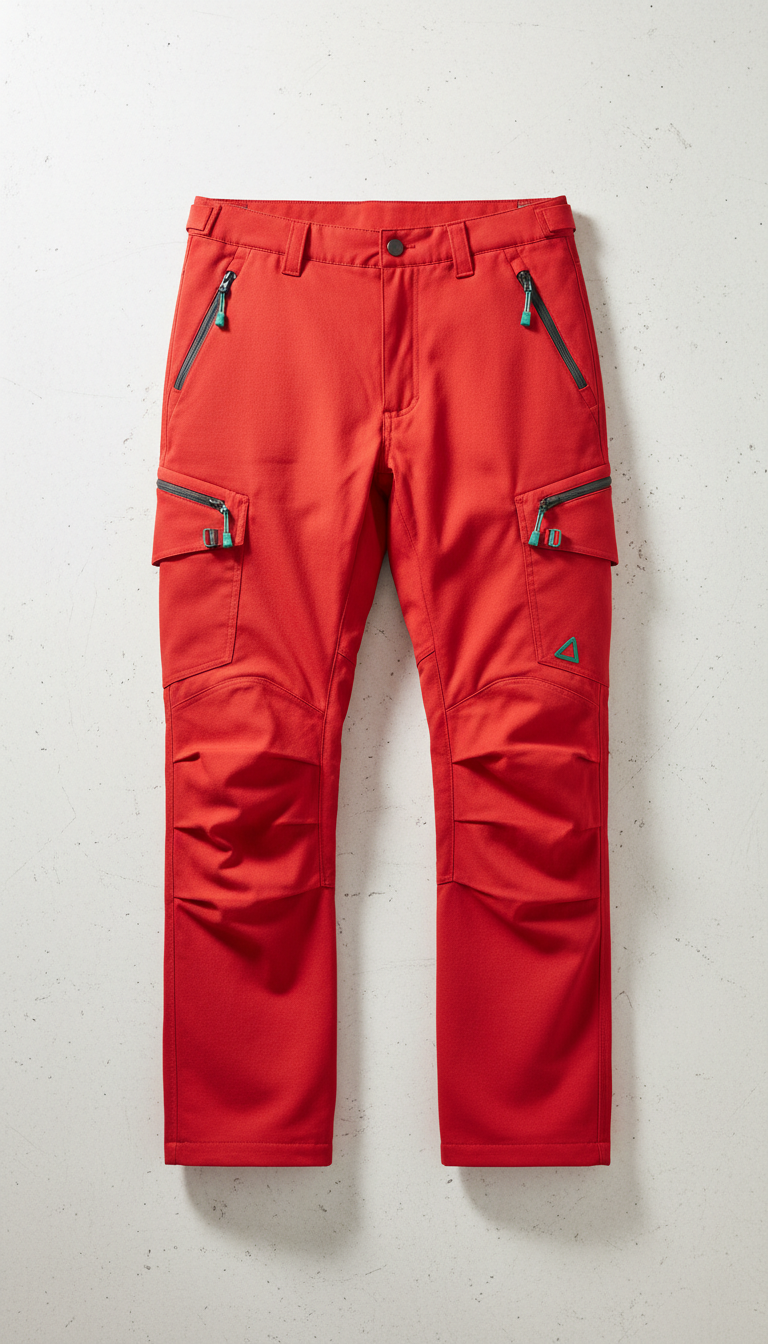Signal Red Technical Cargo Pants