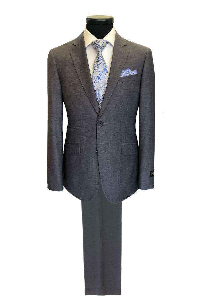 Grey 2-button Regular Fit Suit
