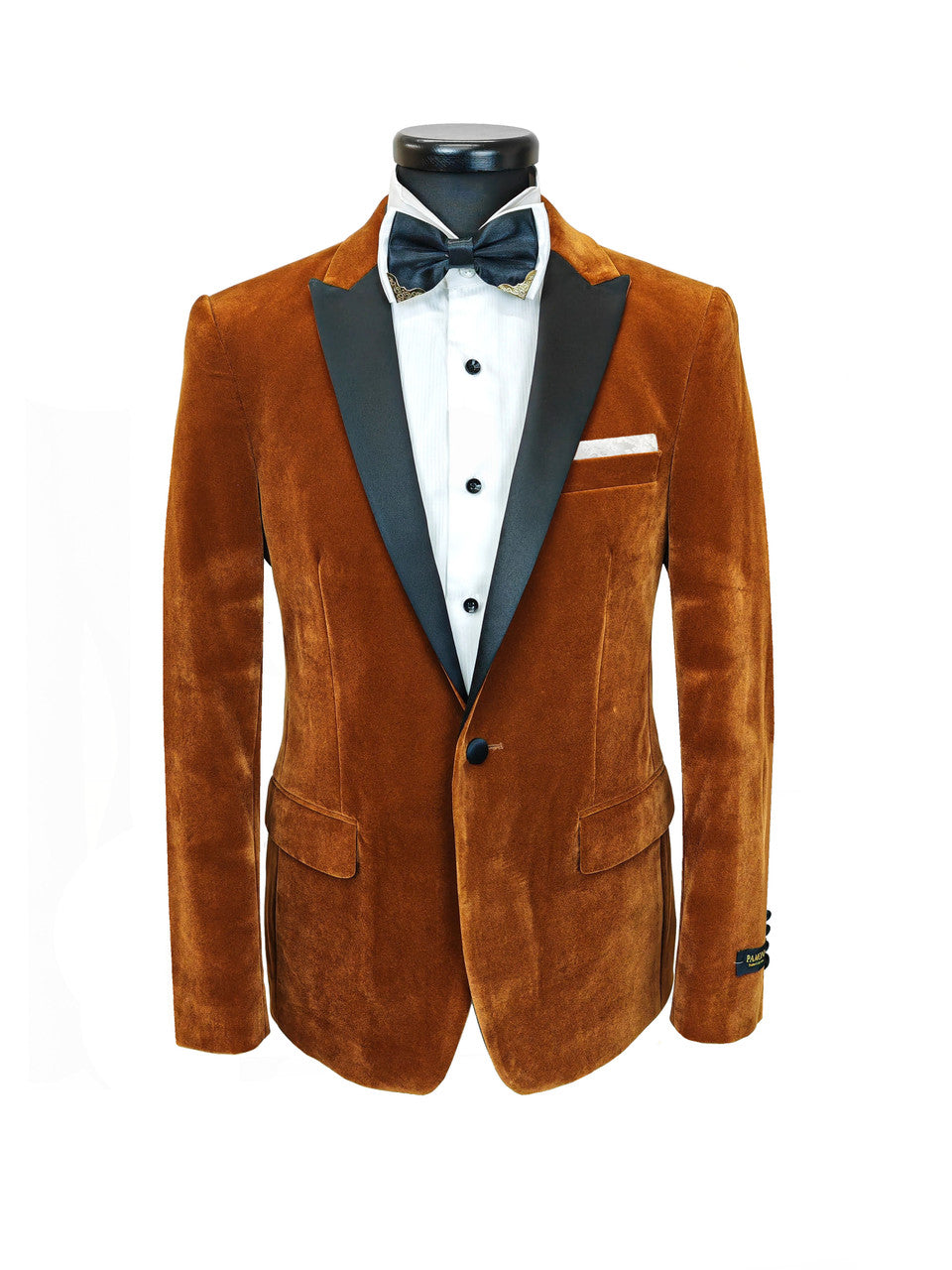 Men's Camel Velvet Dinner Jacket