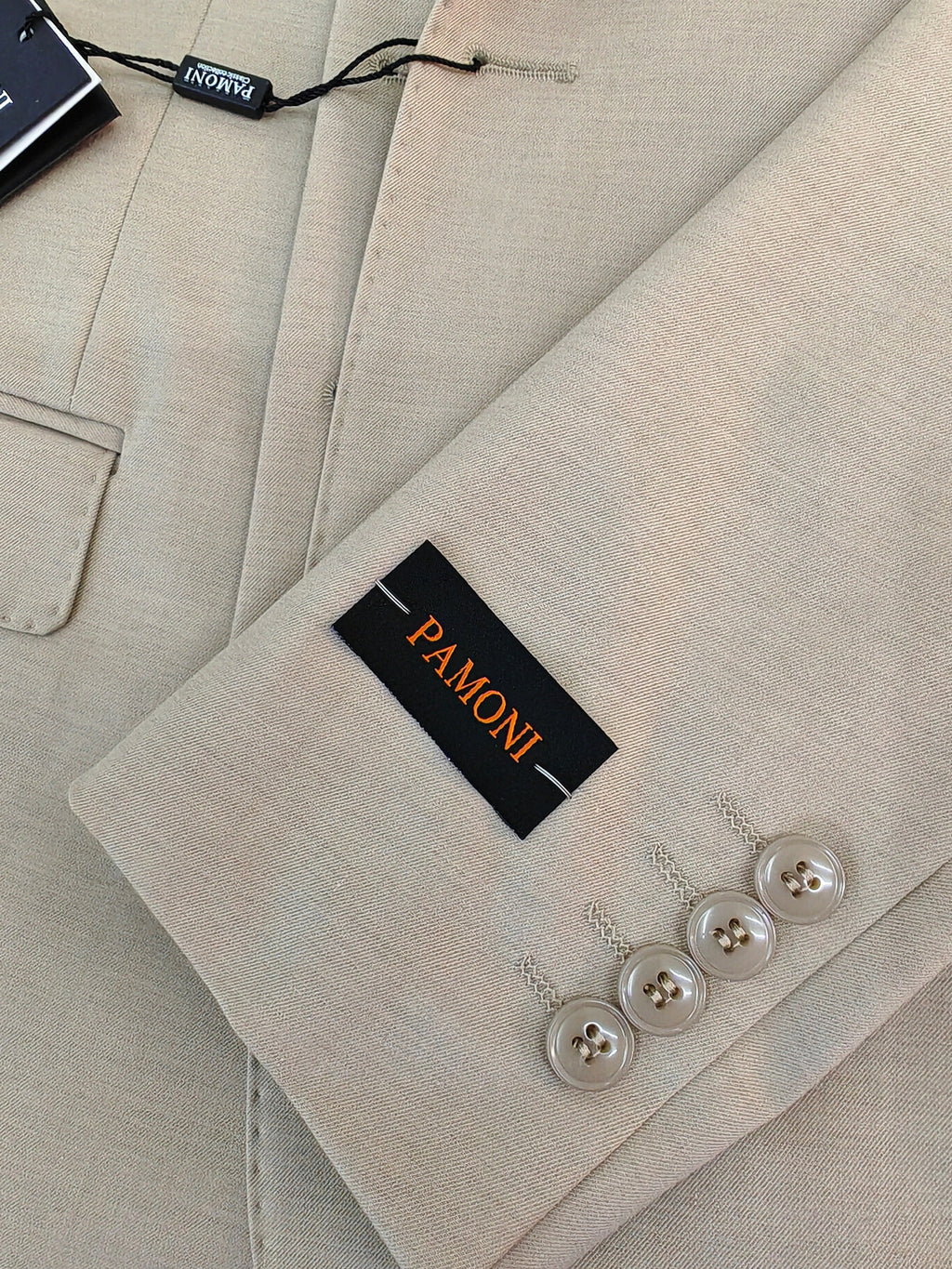 The Kensington Tailored 3-Piece Wool-Blend Suit – Sand Beige